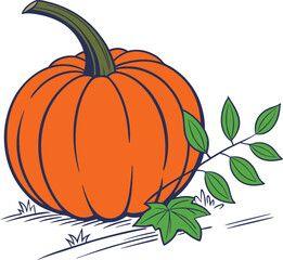 pumpkin isolated on white background