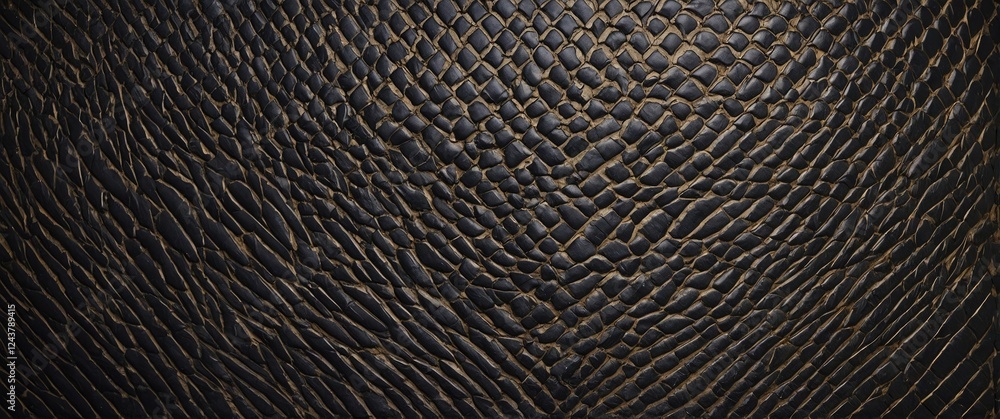 Poster textured leather background with intricate pattern in dark tones for stylish design and artistic bac