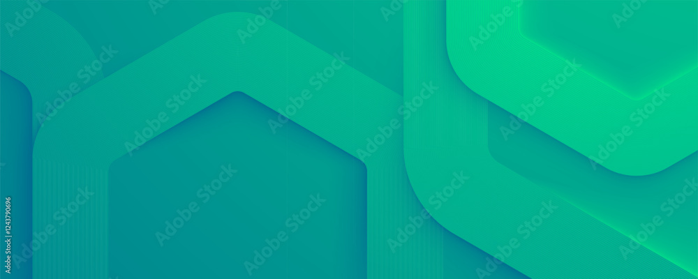 Poster green tosca abstract background cicles lines texture design vector