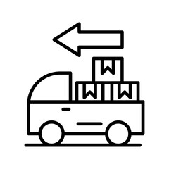 Order Return Icon Design