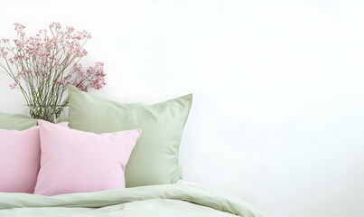 bed in bedroom