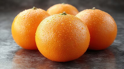 pile of fresh oranges isolated on transparent background