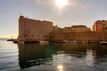 Dubrovnik is a city in southern Croatia on the Adriatic Sea, Europe. A fortress on the seashore.