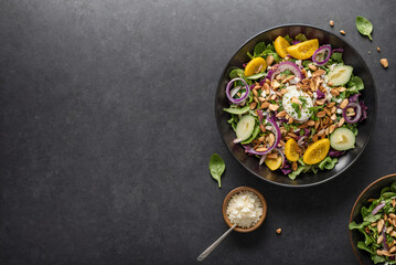 A bowl of healthy salad