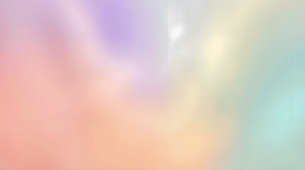 Soft pastel hues blend together in an abstract gradient background evoking gentle calm and tranquility suitable for soothing designs