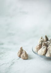 dried fig fruit on the table