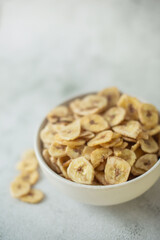 banana chips on the table