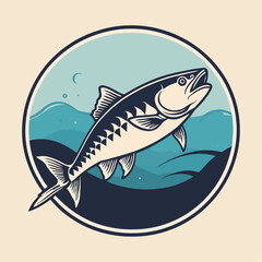 fish vector art colour design 