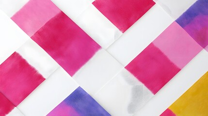 Fototapeta premium Abstract Colorful Background with Watercolor Textures in Bright Shades