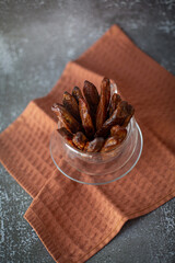 dried banana fruit on the table