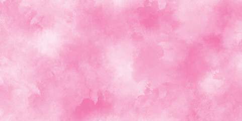 Soft Pink grunge watercolor texture with brush painted watercolor stains, Pink backgrounds watercolor vintage grunge texture, stained Light soft watercolor pink sky background, Pink rose tone texture.