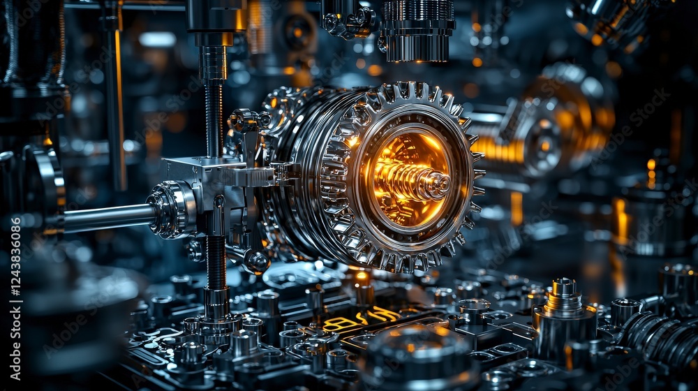 Aufkleber innovative metal applications in industrial machinery a close-up perspective on material science in 