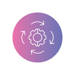 Recovery  icon vector stock illustration