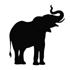 Elephant Silhouette | Elephant Drawing | Elephant Illustration