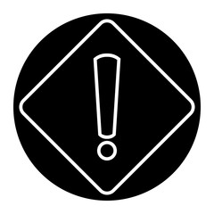 irritant cyrcular glyph icon