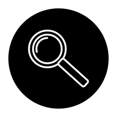 lup cyrcular glyph icon