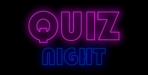 Fototapeta premium Battle of the Brains! Quiz Night!