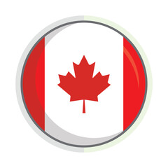 Canada national flag Shield Badge