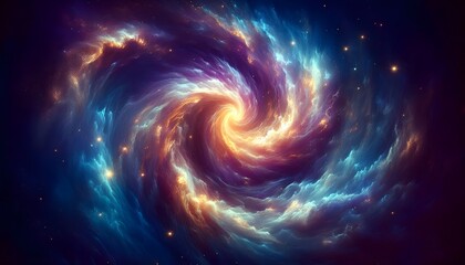 Cosmic Swirl of Energy, GENERATIVE AI	