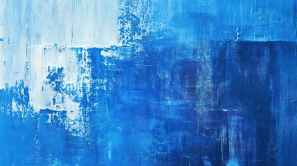 Obraz premium Abstract Blue White Canvas Texture Art Background