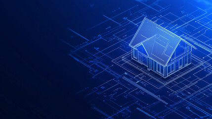 A detailed architecture blueprint for a small home renovation company’s landing page. Ideal for showcasing full project management services with a clean, professional design.