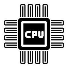 cpu glyph icon