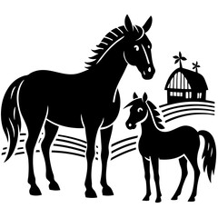 horse vector illustration