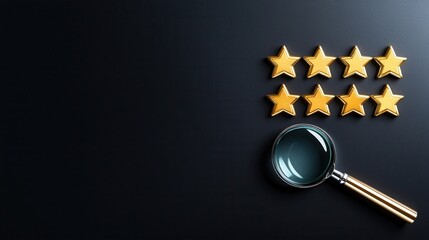 Review of five shining gold stars magnified satisfaction rating survey