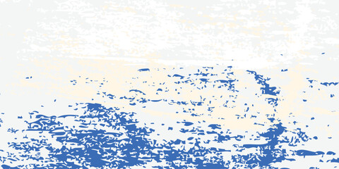 Grainy blue spiral brush stroke with spray texture. Hand drawn abstract simple art