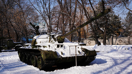 snow covered car in winter