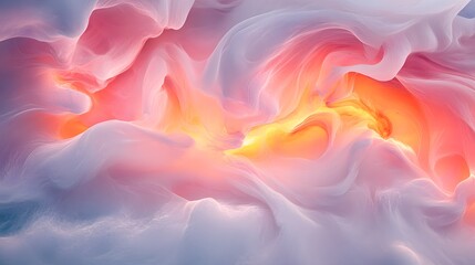 Obraz premium Abstract Colorful Swirl of Soft Hues with Bright Highlights