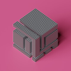 Abstract Cube Artwork