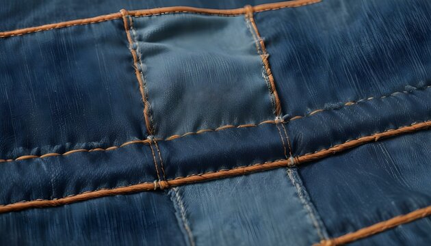 Textura de pantal&oacute;n vaquero en primer plano