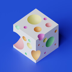 Abstract Cube Artwork