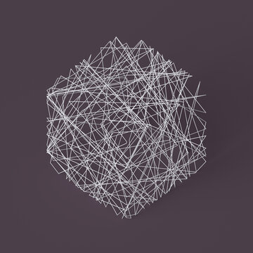 Abstract Cube Artwork