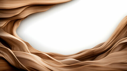 Elegant wave of smooth wood texture with a blank space for design or text. Perfect for backgrounds.