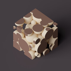 Abstract Cube Artwork