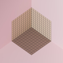 Abstract Cube Artwork