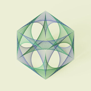 Abstract Cube Artwork