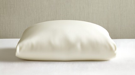 Cream-Colored Pillow on White Bed Linens