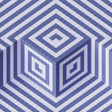Abstract Cube Artwork