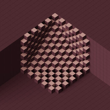 Abstract Cube Artwork