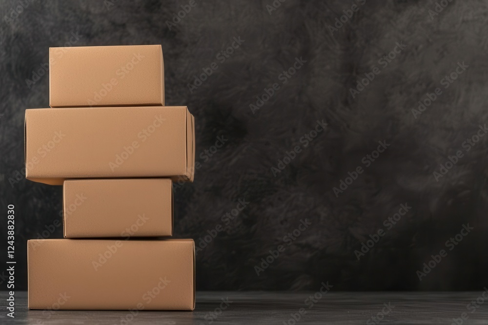 Poster e-commerce logistics delivery integration. multi-channel dashboard connecting e-commerce orders with
