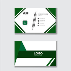 flat and modern business card template