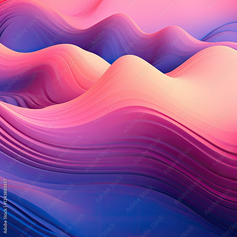 Poster abstract fluid gradient backgrounds