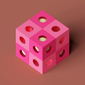 Abstract Cube Artwork
