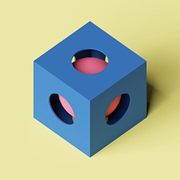 Abstract Cube Artwork