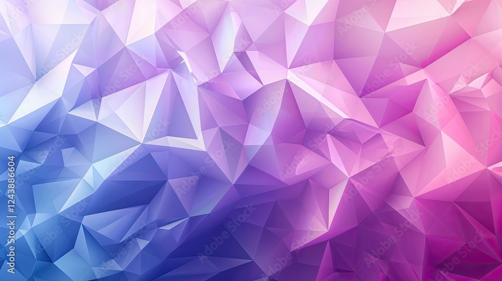 Poster geometric background with polygonal shapes and gradients