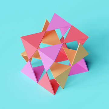 Abstract Cube Artwork