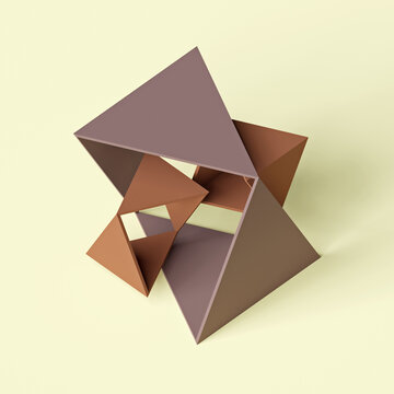 Abstract Cube Artwork